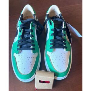 WMS 12 - Men 10.5 Nike Air Jordan 1 Elevate Low ‘Lucky Green’ DQ8394-301 NWOB M